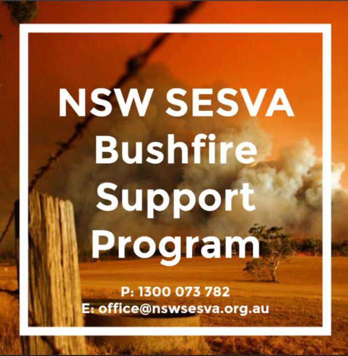NSW SESVA Bushfire Support Program
