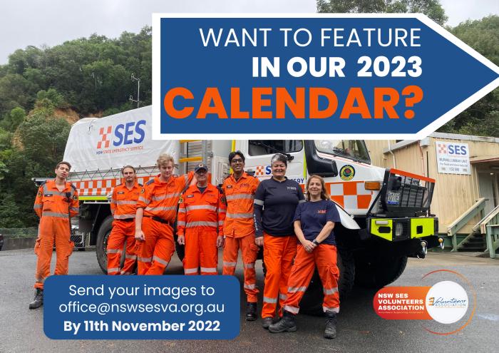 NSW SES VA 2023 Calendar - Taking Submissions Now!