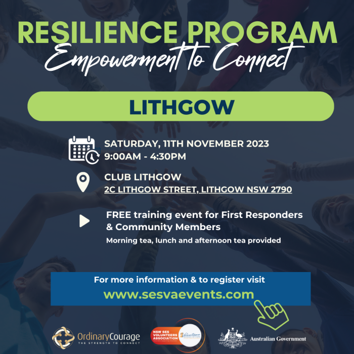 Register now to attend our Lithgow FRRP Event!