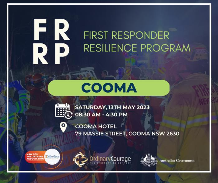 Registrations now open for COOMA FRRP Event - 13th May 2023