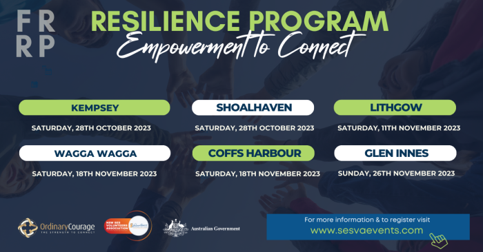 Upcoming Resilience training dates & locations