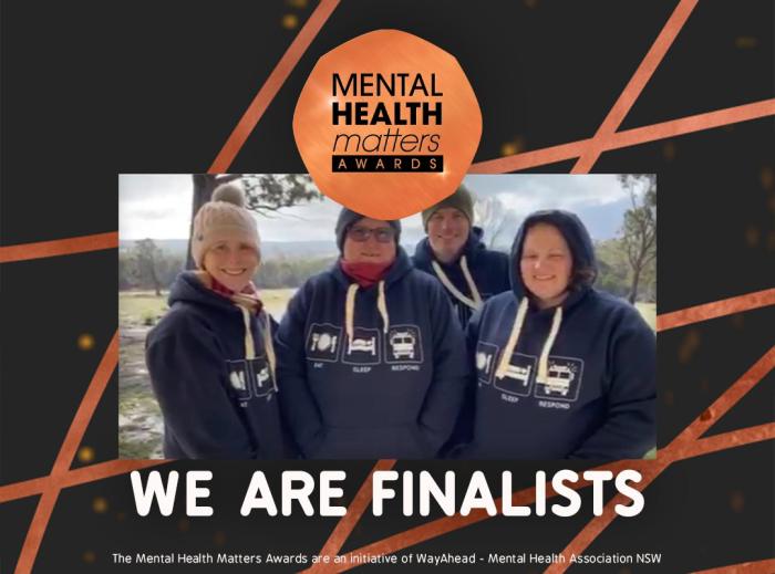 Volunteers Association Finalist in 2020 Mental Health Matters Awards