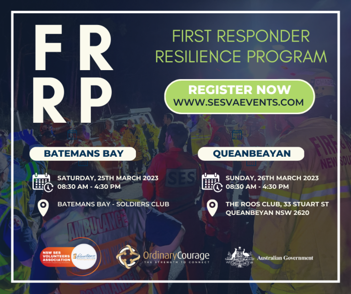 First Responder Resilience Program - Register Now!