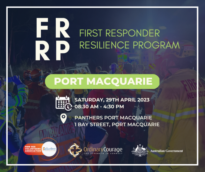 First Responder Resilience Program - Port Macquarie