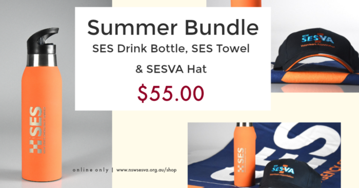 Summer Bundle - SES Towel + SES Drink bottle + hat