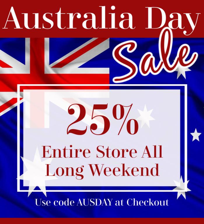 Australia Day Sale ends 27th January 2021